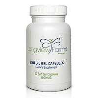 Emu Oil Gel Capsules - Support Your Wellness Journey with Natural Emu Oil Extract- Encapsulated for Easy Consumption and Health Benefits