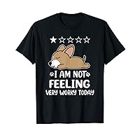 Chihuahua Dog Sleep I Am Not Feeling Funny Puppy Dogs Lovers T-Shirt