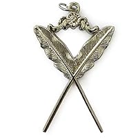 Masonic Silver Collar Jewel - Secretary