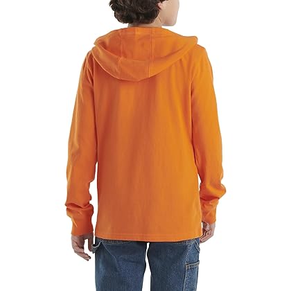 Carhartt Boys' Long-Sleeve Hooded Graphic T-Shirt