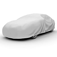 Budge Protector III Car Cover, 3 Layer Moderate Weather Protection, Water Resistant and Dustproof, Car Cover fits Cars up to 200