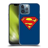 Head Case Designs Officially Licensed Superman DC Comics Classic Logos Soft Gel Case Compatible with Apple iPhone 13 Pro Max