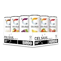 Assorted Flavors Official Variety Pack, Functional Essential Energy Drinks, 12 Fl Oz (Pack of 12)