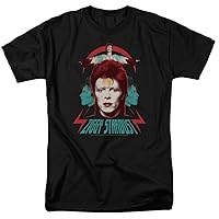 David Bowie Ziggy Heads Mens T-Shirt Black