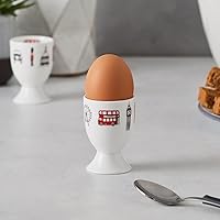 | Egg Cup London | Fine Bone China Egg Cups | Egg Cups for Soft Boiled Eggs | Hard Boiled Egg Holder | British Decor & British Gifts | London Souvenirs | British Themed Gifts