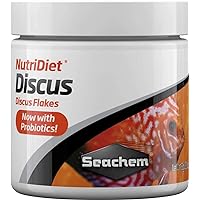 Seachem NutriDiet Discus Flakes - Fortified Ornamental Fish Food Supplement 50g