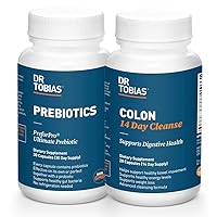 Digestive Kickstarter Bundle with Colon 14 Day Cleanse & Prebiotics for Gut Health
