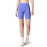 Amazon Essentials Women's Active Sculpt High Waisted Cycling Shorts with Pockets 18 cm