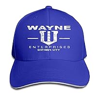 Wayne Enterprises Snapback Hats Sports Sandwich Cap Cap RoyalBlue
