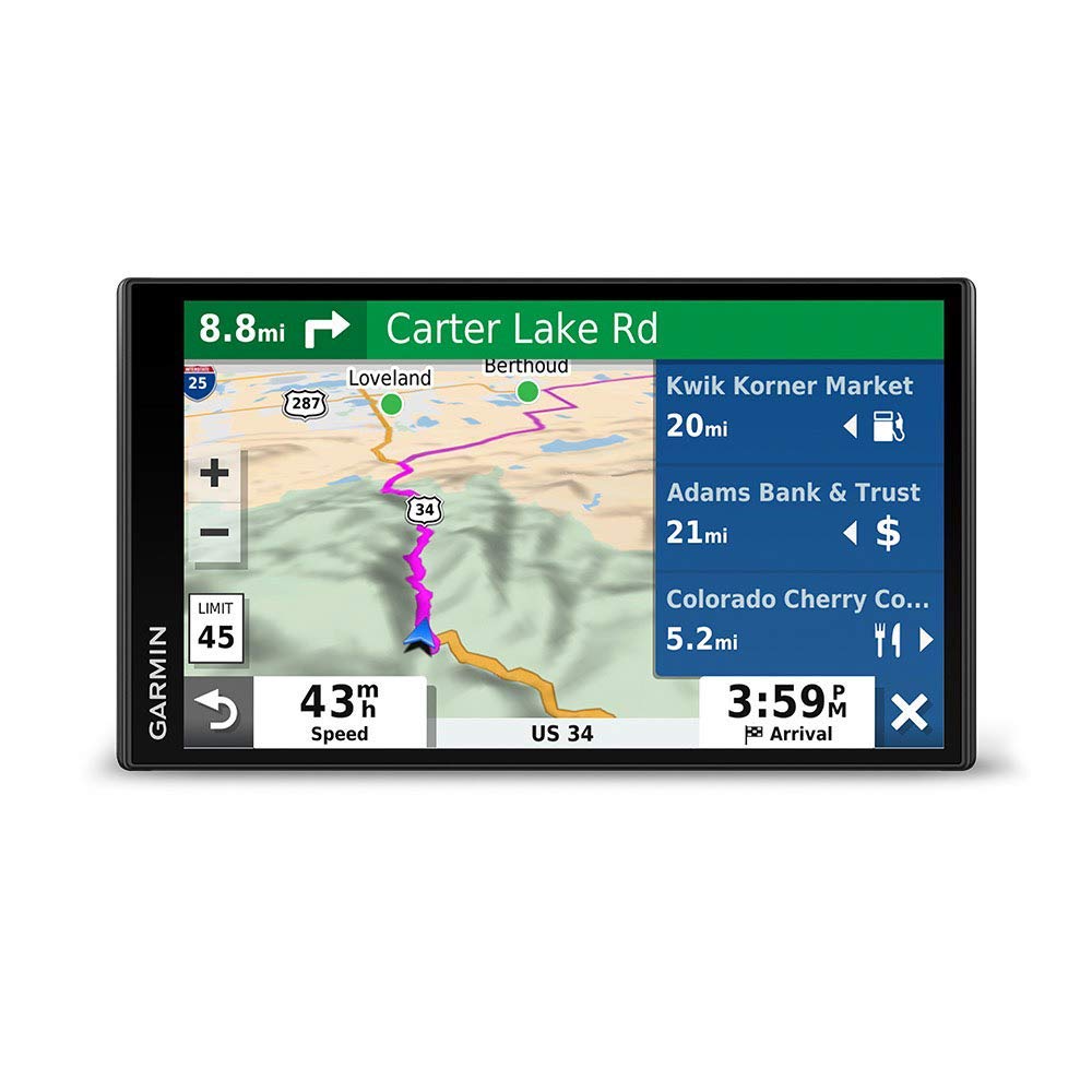 Garmin DriveSmart 55 & Traffic: GPS Navigator with a 5.5” Display, Hands-Free Calling, Included Traffic alerts and Information to enrich Road Trips (Renewed)