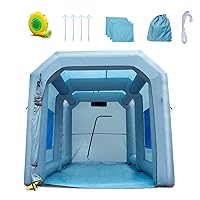 VEVOR Inflatable Paint Booth 13x10x9ft with 950W Blowers, Spray Tent for with Air Filter System for Car Parts,Workstation for Refurbished Furniture Motorcycle Garage