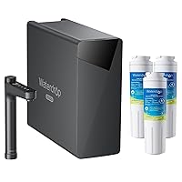 Waterdrop X16 Tankless Reverse Osmosis System with Waterdrop EDR4RXD1 Compatible with EveryDrop® Filter, Bundle