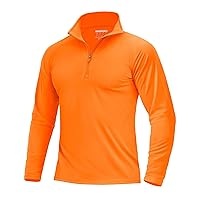 Boladeci Men's UPF 50+ Sun Shirts 1/4 Zip Long Sleeve SPF UV Protection Lightweight Quick Dry Rash Guard Golf Swim Shirts