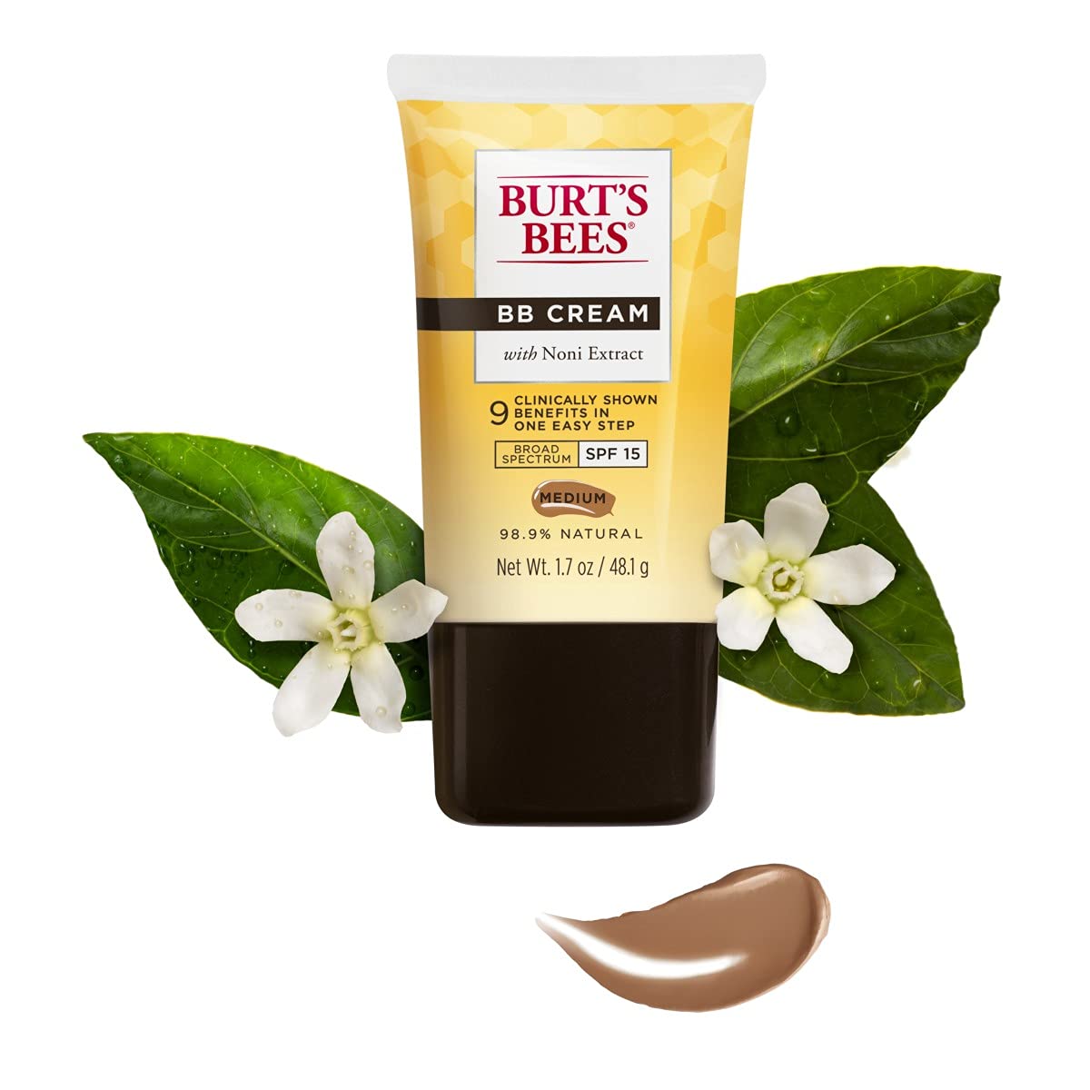 Burt's Bees BB Cream with SPF 15, Medium, 1.7 Oz (Package May Vary)