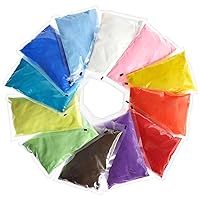 Bright Creations 12 Pack Colored Sand for Crafts - Individual 1lb Colored Sand for Kids, DIY Wedding Decorations, Vase Fillers (12 lb Total, 12 Colors)