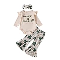 Baby Newborn Infant Baby Girls Baby Clothes Print Long Sleeve Romper Bodysuit Pants Baby Clothes Girl