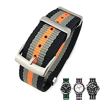 Nylon Fabric Watchband 20mm 22mm For Omega Seamaster 007 Planet Ocean Breathable Canvas Stripe NATO Watch Strap