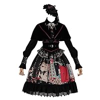 【Custom】Original Lolita poker maze OP lolita gothic style dark gorgeous girl genuine Lo dress anime cosplay sweet lolita dress goth prom dresses， plus size lolita dresses for women Lady Dumitrescu