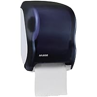 Tear-N-Dry Classic Paper Towel Dispenser with Touchless Dispensing for Bathroom, Kitchens, Restaurants, And Cafeterias, Plastic, 10 Inches, Black Pearl
