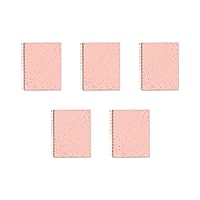 Miquel Rius M Fashion 4 Subject Spiral Notebooks, Pack of 5, Lined A5-8.25