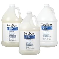 Ginger Lily Farms Botanicals ZeroDerm Advanced Therapy Body Wash + Shampoo + Conditioner Bundle, 1 Gallon Each