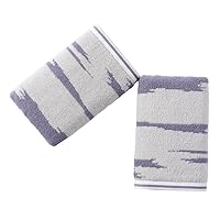 Blue Hand Towels Set of 2 Cloud Pattern 100% Cotton Absorbent Soft Hand Towels for Bathroom 13 x 29 Inch