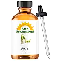 Sun Essential Oils 4oz - Fennel Essential Oil - 4 Fluid Ounces