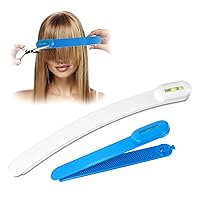 Professional Hair Cutting Tool,Easy-to-Use Hair Cutting Tools for Women,DIY Home Hair Cutting Clips for Bangs, Layers and Split Ends,Practical Hair Cutting Guide,Blue 1