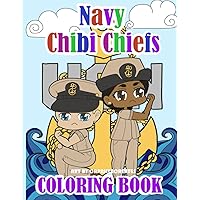 Navy Chibi Chiefs Coloring Book
