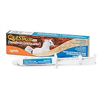 Quest Plus Gel Moxidectin/ Praziquantel Horse Dewormer, Late Grazing Season recommended for Horses and Ponies 6 months and older, 0.5oz Sure-Dial Syringe