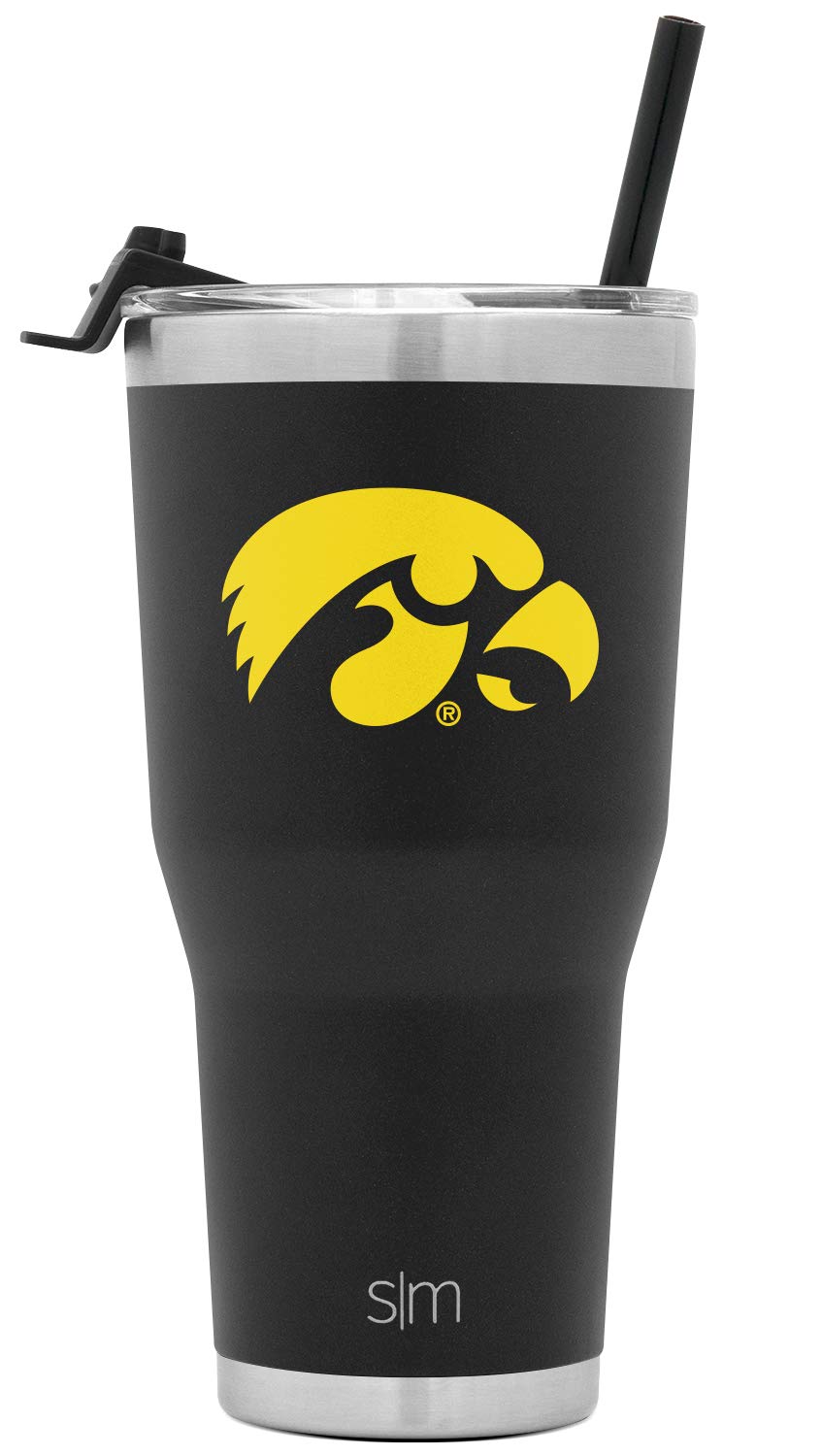 Simple Modern Officially Licensed Collegiate University Tumbler with Straw and Flip Lid Insulated Stainless Steel Thermos | Cruiser Collection | 30oz