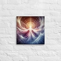 Mystical Swirl Abstract Canvas Spiritual Wall Art for a Tranquil Home Ambiance Oxytocin Wall Art Absolute Dsigns