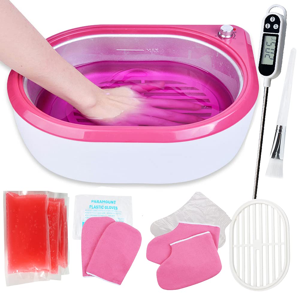 2.7L Paraffin Wax Machine Moisturizing Paraffin Bath Hand Therapy Warmer Kit for Smooth and Soft Hands Feet Skin Salon Spa Paraffin Equipment Rapid...
