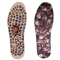 Cobblestone Massage Insoles Therapy Acupressure Foot Pad Reflexology Foot Massage pad Foot Decompression Insole for Men Women S
