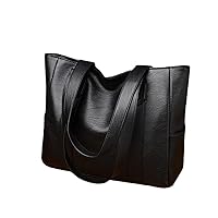 PU Leather Handbag for Women Large Capacity Tote Bags Female Solid Color Zipper Shoulder Bag Ladies Handbag