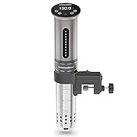 KitchenBoss Sous Vide Cooker Machine | 1100 Watts IPX7 Waterproof Sous-Vide G310/Silver | Water Cooker, Suvee vide machine | Accurate Temperature Control Digital Display | Thermal Immersion Circulator