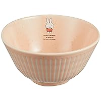 Dick Bruna 411120 Miffy Rice Bowl, 4.7 inches (12 cm), Coral Pink, Miscellaneous Goods, Kitchen, Cute, Bowl, Children's Tableware, Large, Miffy Goods, Rice Bowl, Made in Japan