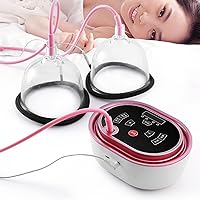 Electric Breast Massager, Chest Massager, Single and Double Cup Portable Breast to Promote Breast Development Care Device for Breast Lift Enlarge and Care
