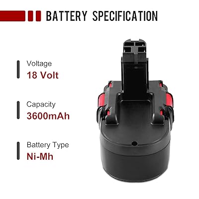  Fhybat 2 Packs 3.6Ah Ni-Mh Replacement Battery
