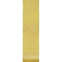 Offray Metallic Grosgrain Craft Ribbon, 5/8-Inch Wide by 10-Yard Spool, Gold