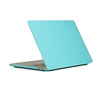 Case for MacBook Pro 15 inch 2019 2018 2017 2016 Release A1990/A1707 with Touch Bar, Plastic Hard Shell Cover, Turquoise