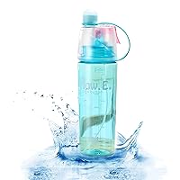 Watermist Stainless Steel Water Bottle with Spray Mist - 22 oz, Double Wall  Vacuum Insulated Water Bottle, Cup Holder Friendly, Leak-Proof Misting