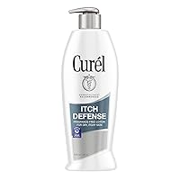Curel Itch Defense Calming Body Lotion for Dry Itchy Skin, Moisturizer with Advanced Ceramide Complex, Pro-Vitamin B5, Shea Butter, 13 oz (Packaging may vary)