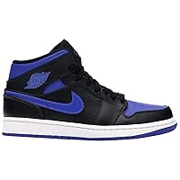 Nike Men's Shoes Air Jordan 1 Mid 554724-068 (Numeric_18) Royal Blue/Black