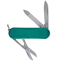 ASR Outdoor 3 in 1 Multifunctional EDC Mini Pocket Knife, Green