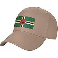 Flag of Dominica Texture Effect Baseball Cap Adjustable for Men Women Hat Truck Driver Hats