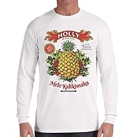 Holly Brand Mele Kalikimaka Pineapple Long Sleeve T-Shirt
