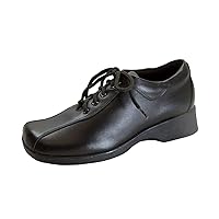Caprice Wide Width Leather Lace-Up Shoes