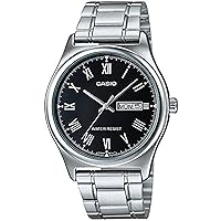 Casio Wristwatch Men's Mtp-V006D-1B Black Vintage Steel