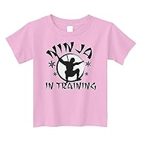 Threadrock Little Boys' Ninja in Training Toddler T-Shirt